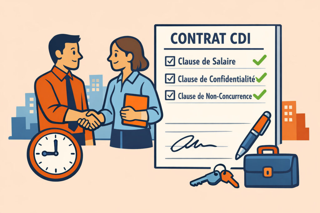 Contrat de travail CDI : les clauses essentielles