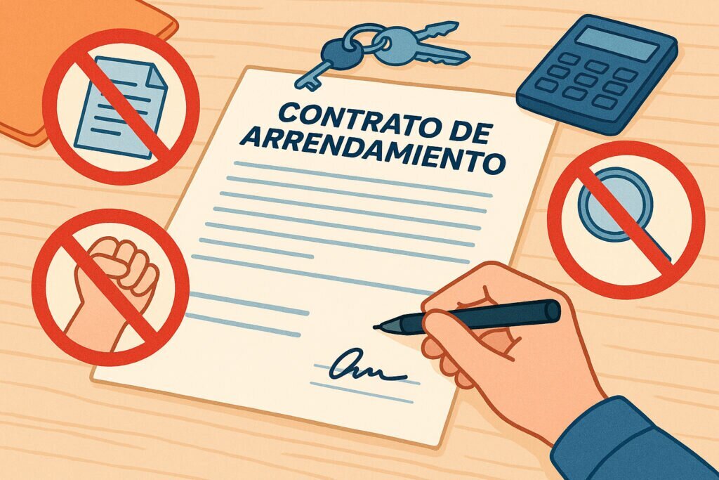 Contrato de arrendamiento: errores comunes a evitar